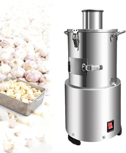 FRANREADER Éplucheur d'ail électrique Professionnel 200 W, capacité de 30 kg/h, avec séparateur d'ail intégré. Découvrez Les Innovations culinaires