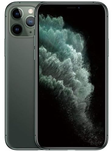 Apple iPhone 11 Pro, 64GB, Midnight Green - Unlocked (Renewed)