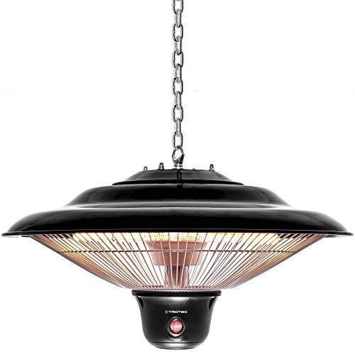 TROTEC Chauffage Infrarouge Plafond IR 1500 SC | Radiateur électrique Suspendu | Chauffage Infrarouge | matériel de Montage INCL. | Chauffage de terrasse | 1.500 W | IP34 | Convient pour 10 m² Max.