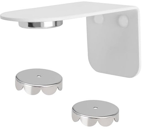 Bremermann Purezza Porte-savon magnétique, à suspendre librement par aimant, par collage ou perçage, blanc