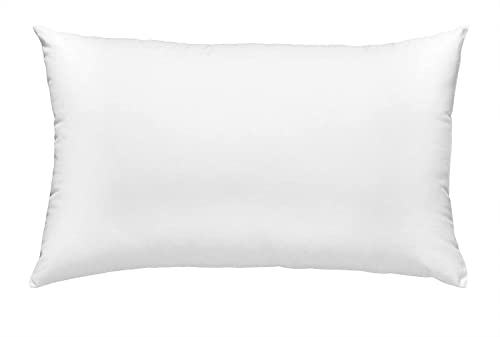 sleepling Fiberkudde 50 x 75 cm, liten fyllningskudde, allergivänlig och tvättbar 60 grader, tillverkad i EU, dekorativ soffkudde 50 x 75 cm