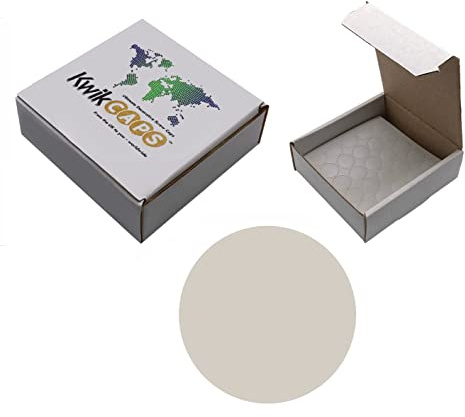 KwikCaps 14mm Screw Covers - EGGER H1319 Light Grey x 625 - Self-Adhesive PVC Hole Cover Stickers