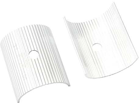 1 Pair Bicycle Handlebar Shim Bike Handlebar Stem Shim Handle Bar Adapter | Aluminum Alloy Clamp Spacer Conversion Shims Cycling Parts Components (31.8 to 35mm, Silver)