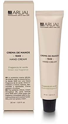 Arual Crema per le mani riparatrice fragranza tè verde - nuovo design - 30ml