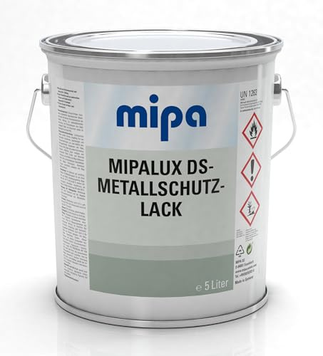 MIPA Mipalux DS Metallschutzlack Seidenglänzend DB 703, 5 Liter