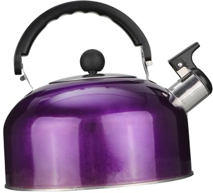 IMIKEYA Bouilloire Sifflante Pratique Pour Préparer Le Thé Compatible Cuisinières à Gaz Et Induction Résistance Chaleur