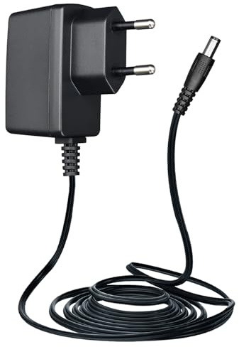 ANLINK 12V 0,5A/500mA 1,8M Langer Netzteiladapter, AC 100-240V auf DC 12V 0,5A 6W Schaltadapterkabel für Crosley-Plattenspieler, Router, Tischventilator, Lautsprecher und mehr, CE-Zertifiziert