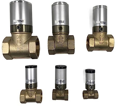 WFNKJTGO Q22HD-25/20/15 Pneumatisches Steuermessingventil 1 Zoll / 3/4 / 1/2 Zoll Vakuumflüssigkeits-Absperrventil 1St (Size : 1 Inch)