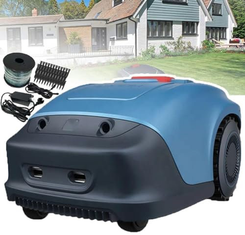 APP Control Robotic Lawn Mower with Path Planning/Safety Protection - Automatic Intelligent Garden Tool with An-Ti-Theft for Gardening