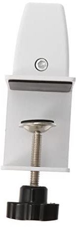 TOGEVAL 1stücke Desktop Partition Clip Einstellbare Aluminiumlegierung Trennwandhalterung Für Schreibtisch Bohren Passend Für Glasplatten Und Langlebig Großes Format