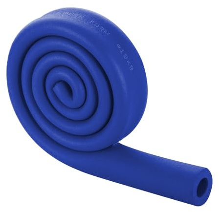Griffe aus Schaumstoffschläuchen 95 cm Bequeme Schaumstoff Handgriff Abdeckung für Fitness Haus Rasen Fahrradgriff ID 18 22 25 28 32 mm(Blau,ID 25mm （1）)