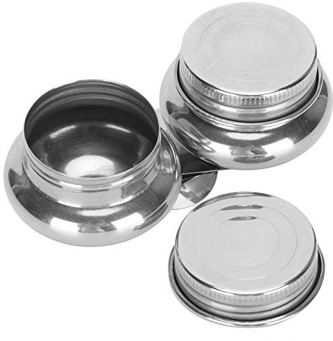 Oil Paint Container, Non-Drop Double Oil Turpentine Pot, Single Port Oil with Color Clip, Drawing Board Supplies