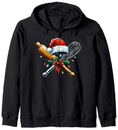 Fouet Rouleau à pâtisserie Chapeau de Noël Sweat à Capuche