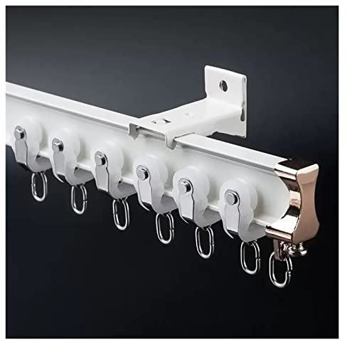 Binario flessibile per tenda da doccia in alluminio per finestra a golfo/soggiorno/camper Heavy Duty montaggio a parete commerciale binario per tende da esterno impermeabile 6,7 m
