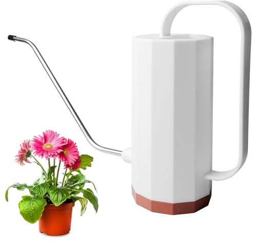 1,2L Gießkanne für Zimmerpflanzen, Blumengießkanne mit Präzisionstülle für Bonsai, Sukkulenten & Garten (Indoor/Outdoor)