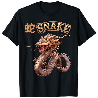 Signe du zodiaque chinois steampunk serpent T-Shirt