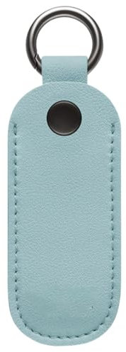 Petit Étui pour Clé USB | Support De Clé USB en Cuir PU | Housse De Protection pour Étui De Rangement USB avec Porte-clés | pour Organisateur D'accessoires Électroniques