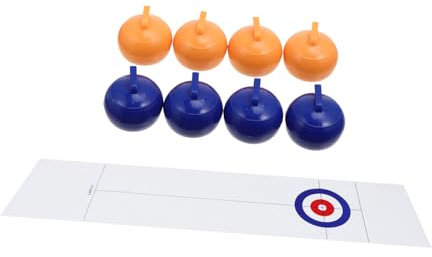 Sosoport Familienfreundliches Curling Spielzeug Kreatives Tischspiel Für Junge Mädchen Und Erwachsene Familienspiel Für Drinnen Fördert Und Hand-Augen-koordination