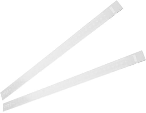 Hemobllo 2pcs Biscuit Balance Ruler Cookie Leveling Tool Pastry Ruler Rolling Bar for Dough Pizza Baking DIY Baking