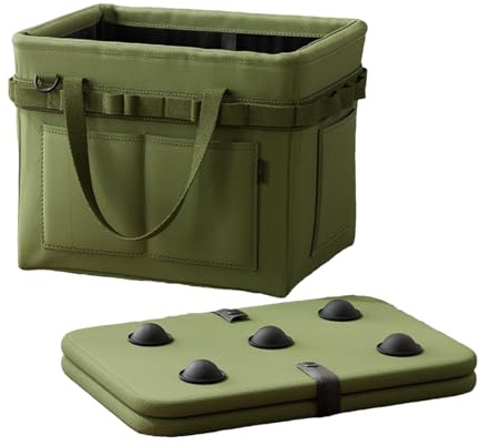 Organizer per bagagliaio per SUV, borsa pieghevole per berlina, accessori per veicoli, organizzazione e stoccaggio per utensili da campeggio, SUV, picnic, viaggi su strada, barbecue all'aperto