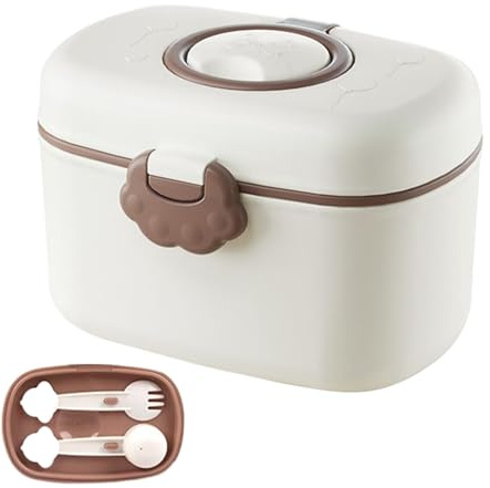 Dispenser per latte in polvere da viaggio, contenitore per latte in polvere, ermetico, per uso quotidiano nella cameretta dei bambini, casa, cucina, asilo per attività all'aperto per frutta e