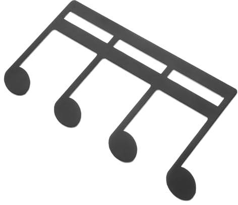 Cabilock Metall Notenclip Seitenhalter für Musiknoten und Partituren Stabiler Buchseitenhalter zum Fixieren und Offenhalten für Notenpulte und Musiker