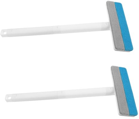 Abaodam 2pcs Pet Hair Cleaner Brush Double-way Reusable Lint Roller for Dog Cat Hair Removal Couch Carpet Furniture and Car Seat