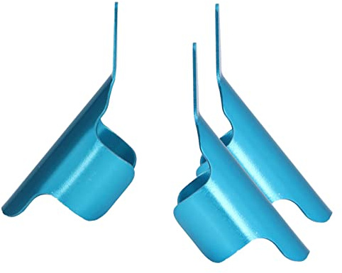 KIMISS Set di Ditali per Cucire - 3 Ditali Ergonomici per Ricamo a Mano, Strumento Fai-da-te Perfetto, Lega di Alluminio e Durevole