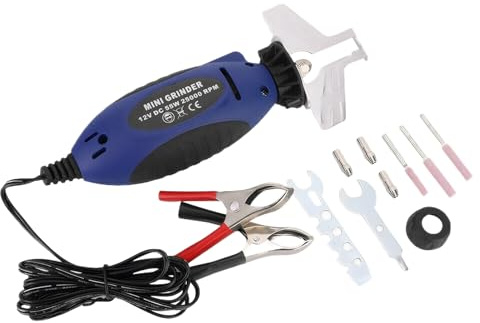 QUXVUIS Afilador de sierra de cadena fácil usar, 12V, para jardín, cadena sierra manual que satisface diferentes necesidades, afila cualquier suelo 1/4 0.325