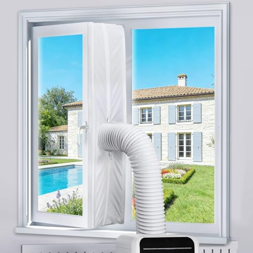 YYDSXK Sello de Ventana Universal, Kit de Ventana Portátil para Aire Acondicionado, Junta de Ventana para Aire Acondicionado Portátil, Secadoras de Ropa, Ventanas Abatibles y Tragaluces (3m)