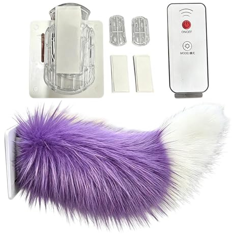 Coda Mobile - Decorazione Realistica Carina Ricaricabile Con Telecomando Scodinzolante, Decorazione Per Auto In Peluche | Per Viaggi In Camper, Camion Posteriori, Motociclette, Veicoli Domestici,