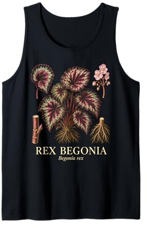 Rex Begonia Begonia Rex Colorful Houseplant Plant Study Tank Top