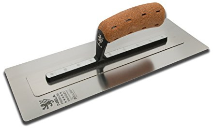 NELA 14in MediFLEX Trowel - Premium Medium FLEX Plasterers Trowel 14x4.9in 10893512BK by Nela