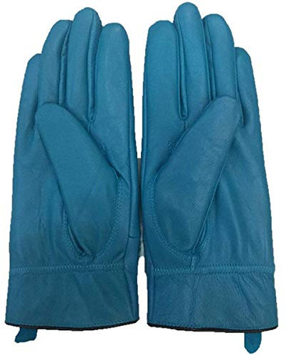 Huixin Damen Handschuhe Warm Einfach Mode Jungen Stilvoll Unifarben Outdoor Wasserdicht Lederhandschuhe Fäustlinge (Color : Blau, Size : One Size)
