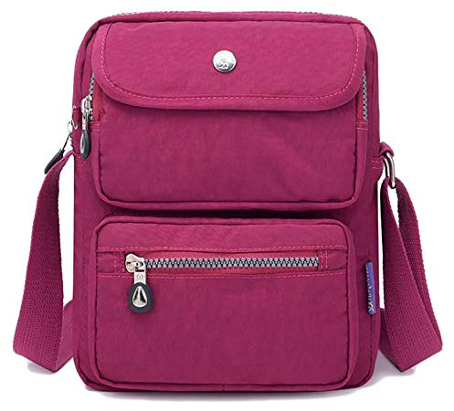GFM® Womens Nylon Waterproof Cross Body Shoulder Bag (NCB-7)