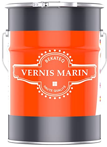 BEKATEQ LS-150 Vernis Bois PU monocomposant 2,5l Incolore satiné I pour escaliers, parquets, Meubles & Bateaux I Résistant aux intempéries, à l'eau Douce et à l'eau de mer avec Protection UV