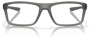 Oakley Ox8178 Herren Brillenrahmen für verschreibungspflichtige Brillen, rechteckig, Satingraue Rauch-/Demo-Gläser, 55 mm