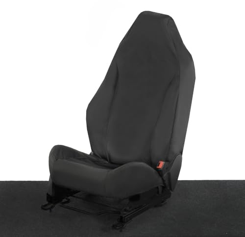 UK Custom Covers To Fit Ford Fiesta ST Recaro MK7/7.5/8 (2008 Onwards) Single Seat Cover (Black) See Product Description for List of Other Vehicle Models - SC162B