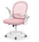 naspaluro Bürostuhl, Ergonomischer Schreibtischstuhl mit Atmungsaktiv Netzbespannung, Hochklappbare Armlehnen, Höhenverstellbarer, Computerstuhl, Leichter Stuhl, 360° Drehstuhl, Rosa