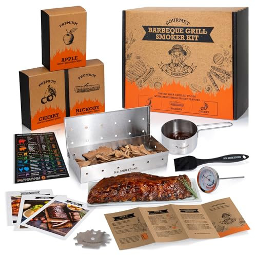 12 Piece Grill Kit | BBQ Gifts for Men | Smoked Meat Accessories & Grilling Gifts for Men | Unique BBQ Gifts for Smoker Grill Enthusiasts
