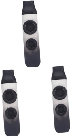 ibasenice 3sätze Kazoo Mit Farbverlauf Professionelles Musikinstrument Für Erwachsene Und Einstellbar Leicht Zu Ersetzen Für Gitarre Und Ukulele Inklusive Flötenmembranen