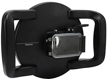 Custodia Subacquea per Fotocamera Sportiva Paraluce ion Copriobiettivo a Cupola o Telecamere ion: Ylic e Struttura, Due Maniglie Designord Stabilità, Idealorderwateroto e