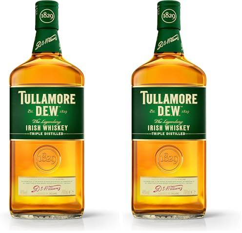 Tullamore Dew The Legendary Triple Distillee Irish Whisky 700 ml (Lot de 2)