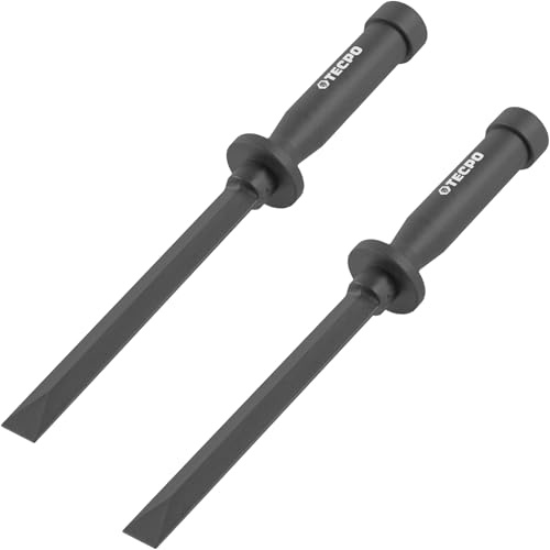 TECPO 2X Kunststoff-Schaber, 19 mm Breite, für empfindliche Oberflächen, zum Entfernen von Klebegewichten & Schutzleisten, nachschleifbare Klingen, langlebig, stoßfestes Nylon, vielseitig einsetzbar