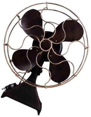 Garneck Modelo de Ventilador Retro Vintage Ventilador de Hierro para Dormitorio Decoracion de Escritorio Accesorio Fotografico para Hogar