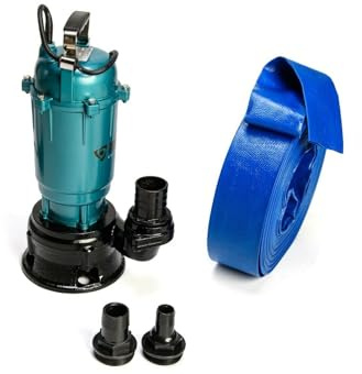 Submersible Sewage Flood Water Drain Grinding Pump 1500W Septic Sump Cesspool!