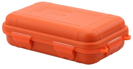 LUCKDANO Contenedor Estancado, Caja de Almacenamiento de Engranajes de Supervivencia Al Aire Recipiente Estancado a Prueba de Golpes 2 Colores 2 Tamaños Estuches Herméticos para Al Aire Viajes