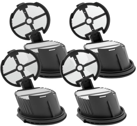 (4 Piezas) H14 Pro Filtros Hepa De Repuesto Compatibles Con La Aspiradora Inalámbrica Dreame H14 Pro/ H14/ H14 Dual Para Agua y Polvo, Kit De Accesorios y Filtros