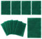 10 almohadillas de estropajo resistentes, almohadillas verdes, paño de limpieza de esponja de diamante, para platos, fregadores de cocina y baño