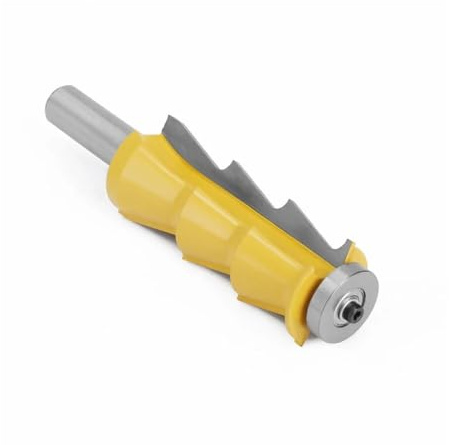 1pc 12mm 1/2 tige persienne Style volet routeur fraise à persienne for couteau de porte en bois outils de travail du bois(12mm)